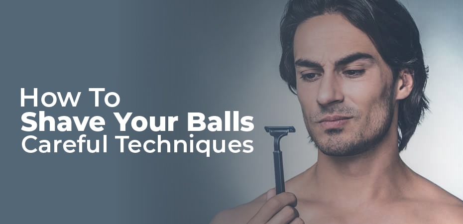 how to shave your balls video