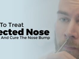 how to treat an infected nose piercing