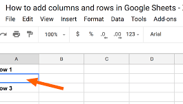 How to Add Columns in Google Sheets